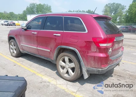 2012 Jeep Grand Cherokee Overland z USA, uszkodzony, nr VIN 1C4RJFCG6CC113499